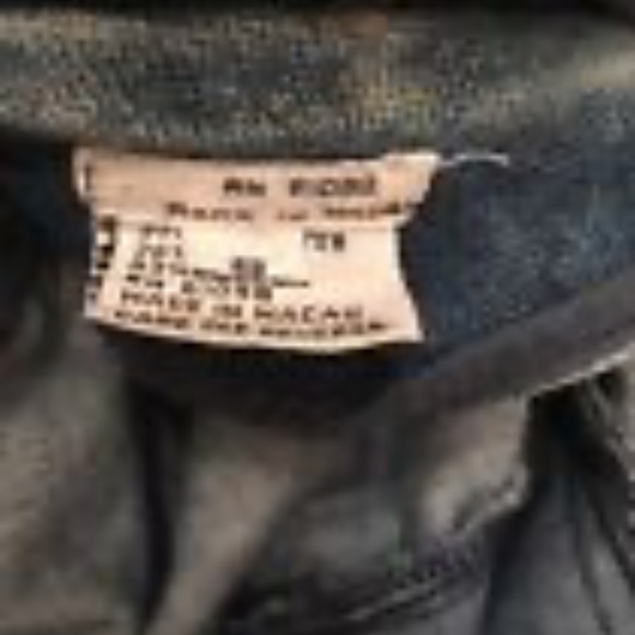 jean snobs!! -made in Macau- Men’s Small VINTAGE 1980s Denim Jean Jacket - Picture 7 of 10